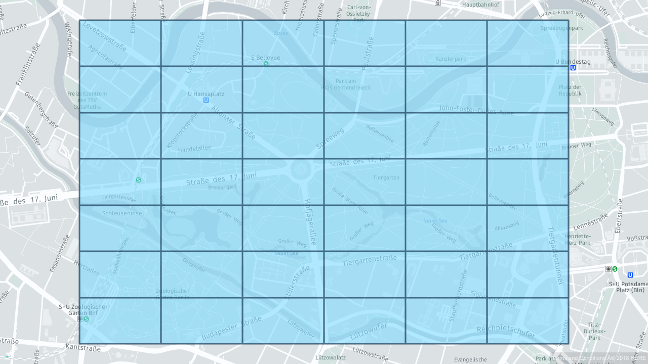 Visualization of a Grid Location Reference