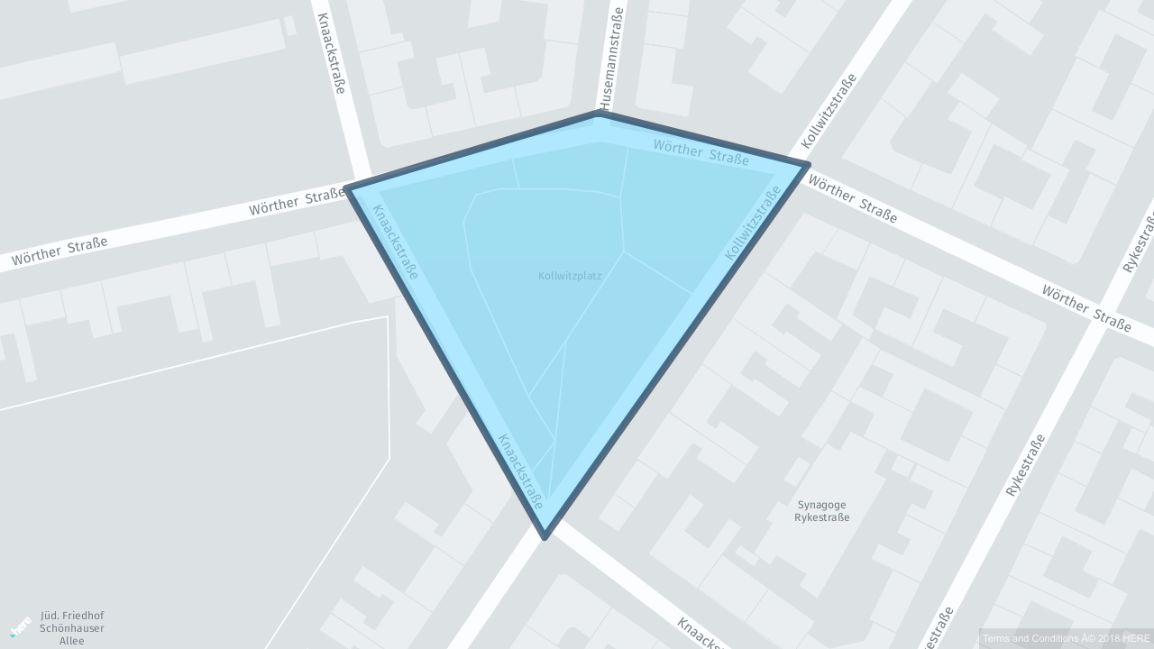 Visualization of a Polygon Location Reference