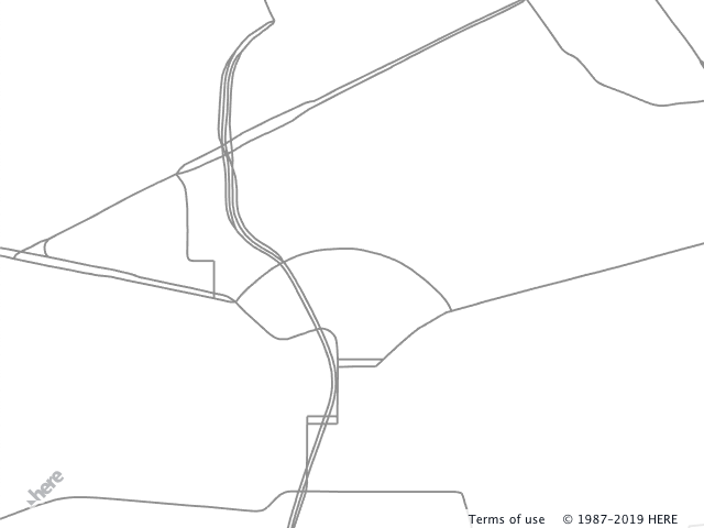 "major_road" フィルタが設定されたマップ